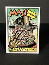Mass Appeal 2025 Luis Diaz SKETCH Freddy Krueger PARODIA Nightmare Horror 1/25