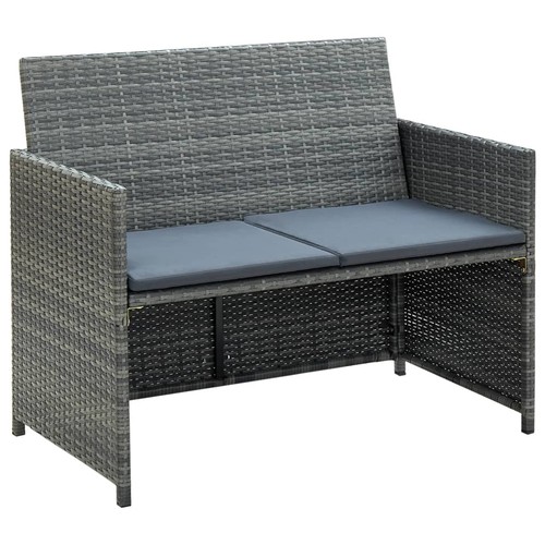 Divano posti in polyrattan - divano,