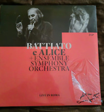 battiato alice live in roma doppio vinile prima edizione autografato!