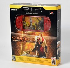 Sony Playstation PSP, edizione limitata God of War Pack, PSP-2001 ZD, rosso/rosso, nuovo/confezione originale