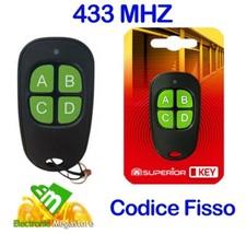 Telecomando radiocomando 433MHz no Rolling Code per auto 4 tasti autoapprendente