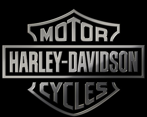 Metallic sticker harley - metallic,