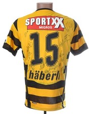 MAGLIA CALCIO GIOVANI RAGAZZI SVIZZERA 2008/2009 HABERLI 15 FIRMATA S