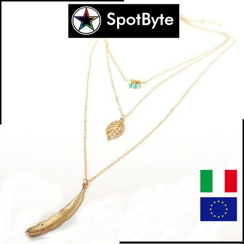 Collana donna tre strati - collana,