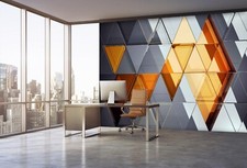 Specchio grigio triangolo - specchio,