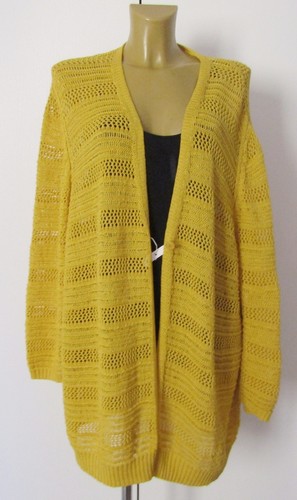 Marina rinaldi cardigan - rinaldi, giallo
