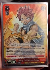 Weiss Schwarz Fairy Tail Fairy Tail Wizard Natsu sp sign Trading Cards
