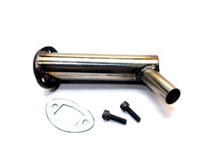 Tubo testata scarico inox per