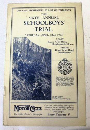 Schoolboys trial programma - trial,