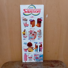Insegna Tabella Gelati Sanson