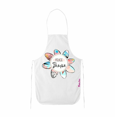 Grembiule bianco cucina - grembiule,