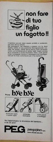 Peg perego passeggino bye - passeggino,