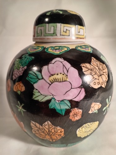 Vaso con coperchio cinese - vaso,