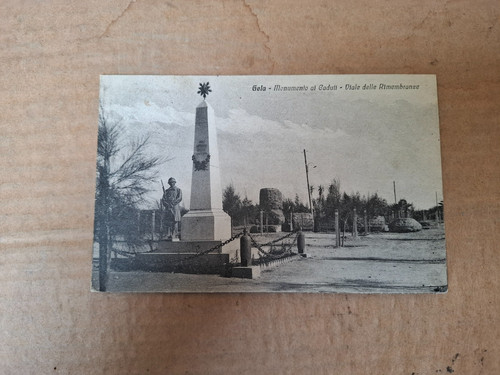 Cartolina gela caltanissetta - gela,