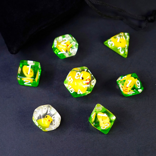 Set dadi traslucidi - 7,