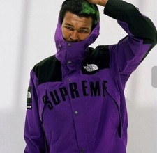 Supreme The North Face SS19 Arc Logo Parka da montagna piccolo arco viola