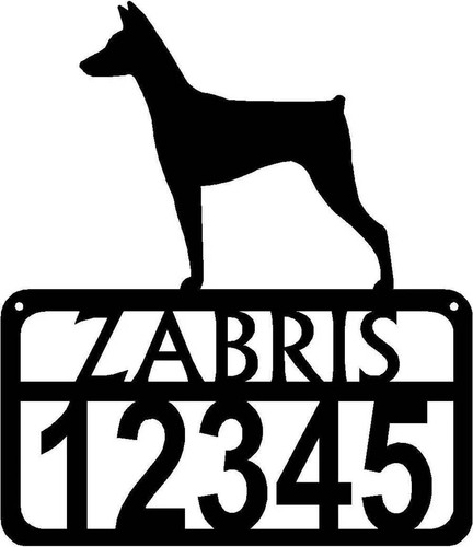 Insegna cane personalizzata