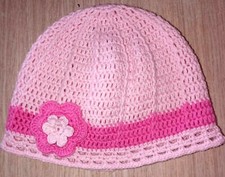 HANDMADE - CAPPELLINO NEONATA 0-3 MESI