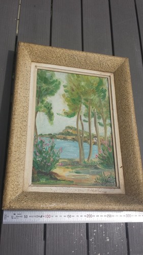 Tableau vintage peinture - , à