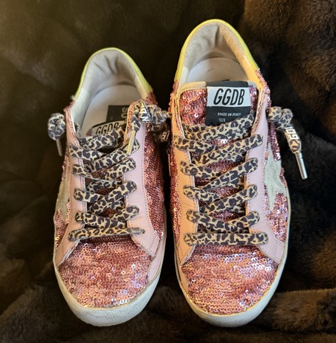 Paillettes rosa golden goose - golden,