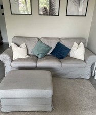 divano 3 posti IKEA Ektorp + Pouf