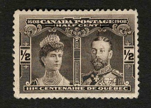 Canada 1908 1 - #96, nero