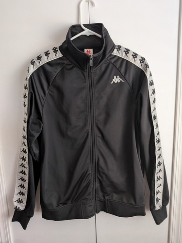 Kappa black track jacket - kappa,