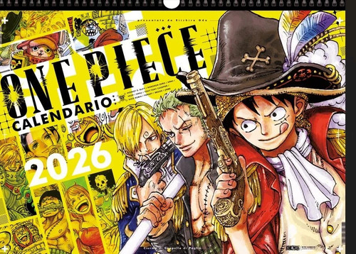 One piece calendario 2026 - calendario,