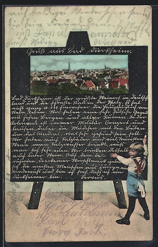 Cartolina bad dürkheim - cartolina,