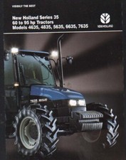 Foglietto brochure trattore