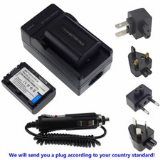 NP-FH50 Battery + Charger For