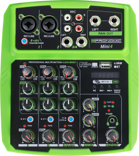 Mini4 mixer usb 4 - mini4,