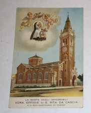 cartolina S. RITA DA CASCIA e suo SANTUARIO di TORINO, viaggiata
