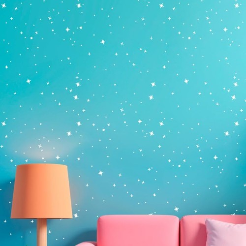 Stencil parete stelle - da,