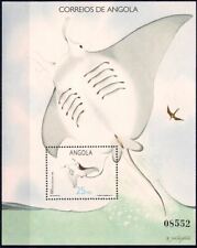 Angola 1992 Fish Ray Marine Nature Sea Wildlife m/s MNH