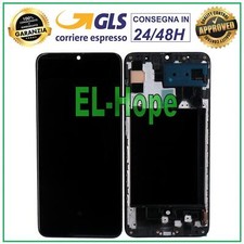 DISPLAY LCD + FRAME TFT PER SAMSUNG GALAXY A70 SM-A705 F TOUCH SCREEN VETRO 