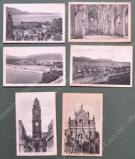 GAETA, Latina. 6 cartoline d'epoca anni 1930