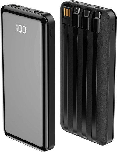 Powerbank 411 con 4 cavi - con,