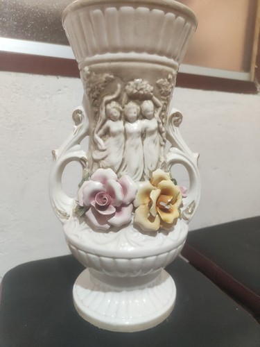 Vaso capodimonte alto 35cm - capodimonte,