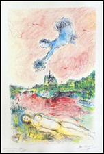 Marc Chagall Litografia COA
