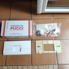 Kit pulsante e placca per cassetta scarico WC Pucci modello Sara