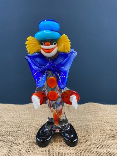 Figurina clown vintage - figurina, vetro