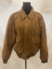 Giacca da volo bomber in pelle