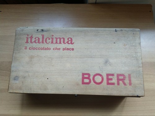Scatola legno pubblicità - legno,