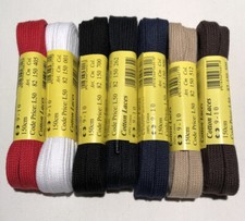 Lacci Scarpe piatti colorati Nike,Adidas,Converse Cm 150 shoe laces 9/10 Fori