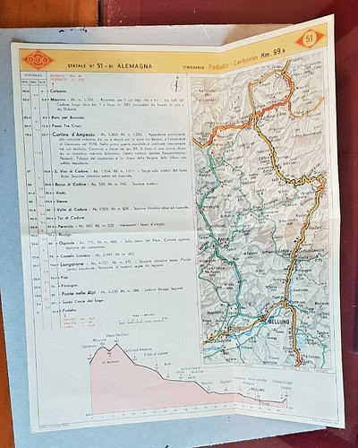 Cartina stradale aci fadalto - stradale,