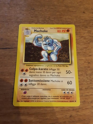 Machoke set base 102 carta - machoke, 34/102