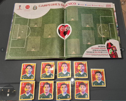 Panini russia 2018 - russia, coca