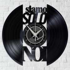 Orologio da Parete su Disco in Vinile da 33 Giri Realizzato a Mano - VASCO -