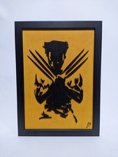 Quadro Wolverine realizzato in laser cut
